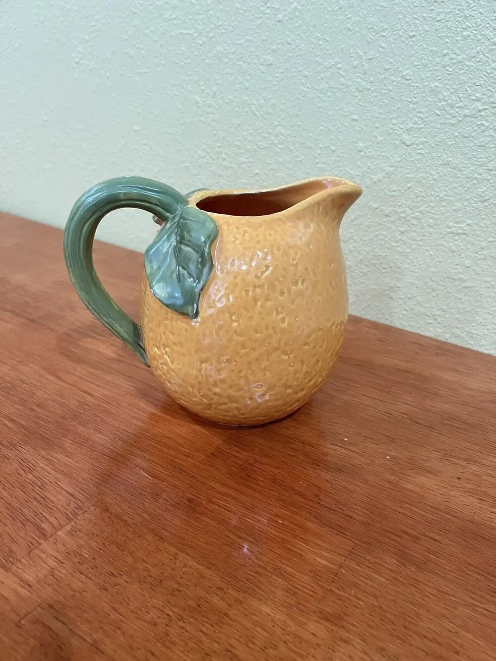 Vintage Ceramic Lemon Shaped Pitcher
